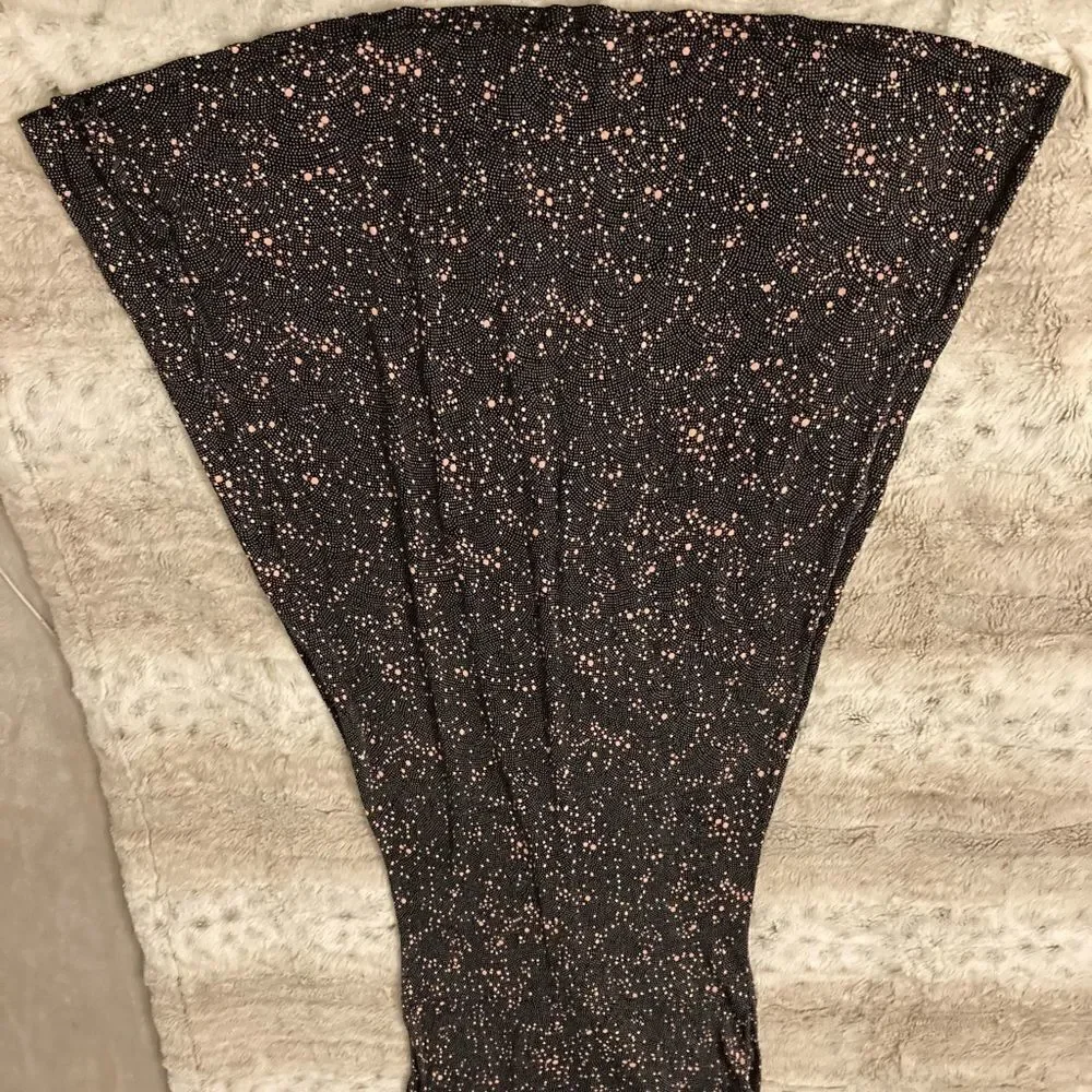 : : VINTAGE FREE PEOPLE Low Cut Polka Dot Cap Sleeve / Sleeveless Dress : : - Picture 15 of 16